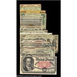 Fr. 1309 25c Fifth Issue Group of Twenty.