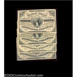 Four Three Cent Notes.