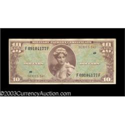 Series 541 $10 Extremely Fine.