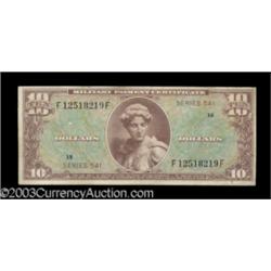 Series 541 $10 Extremely Fine.