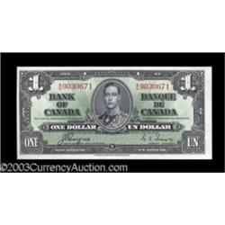 Three Consecutive BC-21d $1 1937 Choice Crisp Uncirculated.