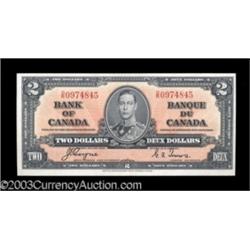 Two BC-22c $2 1937 Choice Crisp Uncirculated or Better.