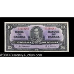 Three Consecutive BC-24a $10 1937 Gem Crisp Uncirculated.