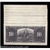 Image 2 : Ten Consecutive BC-24b $10 1937 Gem Crisp Uncirculated.
