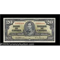 Two Consecutive BC-25a $20 1937 Extremely Fine.