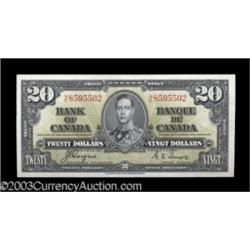 BC-25c $20 1937 Gem Crisp Uncirculated.