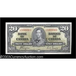 BC-25c $20 1937 Gem Crisp Uncirculated.