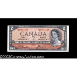 BC-30bA $2 1954 Devil's Face. Choice Crisp Uncirculated.