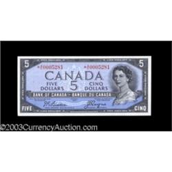 BC-31bA $5 1954 Devil's Face. Gem Crisp Uncirculated.