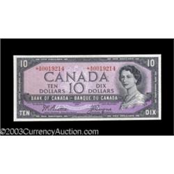 BC-40aA $10 1954 Asterisk Replacement Note Extremely Fine-About Uncirculated.