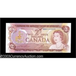 BC-47a-i $2 1974 Solid Serial Number Gem Crisp Uncirculated.