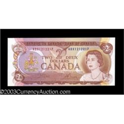 BC-47bA $2 1974 "X" Replacement Note Gem Crisp Uncirculated.