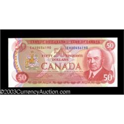 BC-51bA $50 1975 "X" Replacement Note Gem Crisp Uncirculated.