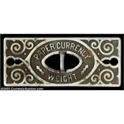 Paper Currency Weight.