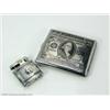 Image 1 : $100 Bill Cigarette Case and Lighter.