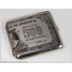 $500 Bill Cigarette Case.