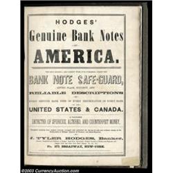 Hodges' Genuine Bank Notes of America.