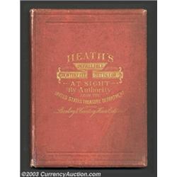 Heath's Infallible Counterfeit Detector Banking House & Counting Room Edition.