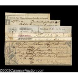 A Small Group of 19th Century Fiscal Documents