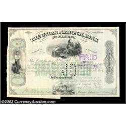 Connecticut Bank Stock Certificate
