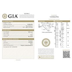 GIA/Round/E/VVS2/0.8Ct