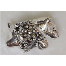 #1-PERSONA STERLING SILVER MARCASCITE ANIMAL