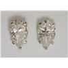 Image 1 : #24-10KT YELLOW GOLD CUBIC ZIRCONIA  EARRINGS