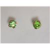 Image 1 : #34-10KT YELLOW GOLD TSAVORITE (0.15CT) EARRINGS