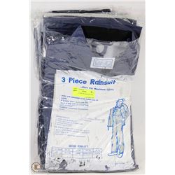 LOT OF 5  NEW 3PC RAINSUITS SIZE XXL