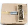 Image 1 : CASE OF 6 WIRE SCRATCH BRUSHES WITH BRACKETS