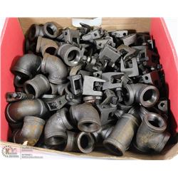 BOX OF PLUMBING AND FITTINGS