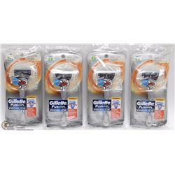 BOX W/4 NEW GILLETTE FUSION PROGLIDE