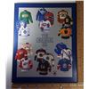 Image 1 : #1 - NHL  ORIGINAL 6 TEAMS JERSEY PLAQUE