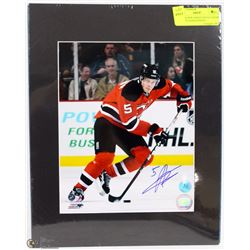MATTED VANCOUVER CANUCKS ZACH KASSIAN SIGNED PHOTO