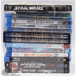 BUNDLE OF 15 BLU-RAY DVDS INCL. ORIGINAL