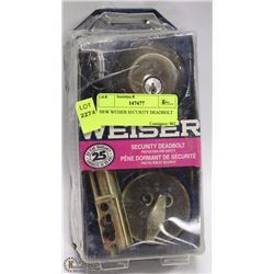 NEW WEISER SECURITY DEADBOLT