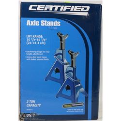 NEW CERTIFIED AXEL STANDS LIFE RANGE10-1/4"x16-1/