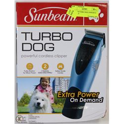 SUNBEAM TURBO DOG, POWERFUL CORDLESS