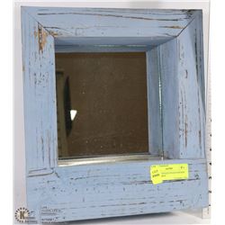 ANTIQUE FRAMED WOOD MIRROR SHADOW BOX