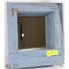 Image 1 : ANTIQUE FRAMED WOOD MIRROR SHADOW BOX