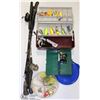 Image 1 : 7 FISHING RODS AND FLAMBEAU TACKLE BOX WITH