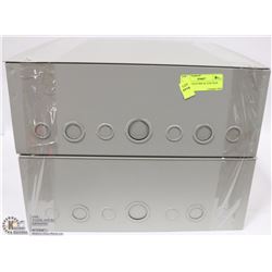 LOT OF 2 ELECTRICAL JUNCTION BOXES