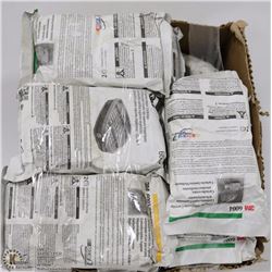 25 PAIR OF ASSORTED RESPIRATOR CARTRIDGES