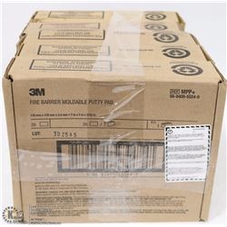 5 BOXES 3M FIRE BARRIER PUTTY PAD