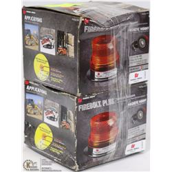 2 MAGNETIC STROBE BEACONS - PLUGS INTO CIGARETTE