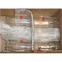 LOT OF 6 SLIMJIM PINT GLASSES