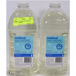 TWO 2.0 LITERS EACH METHOD DAILY SHOWER