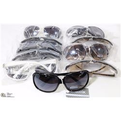 BOX OF NEW DESIGNER SUNGLASSES