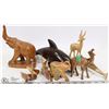Image 1 : FLAT OF WOODEN ANIMALS