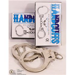 LOT OF 2 PAIRS OF HANDCUFFS